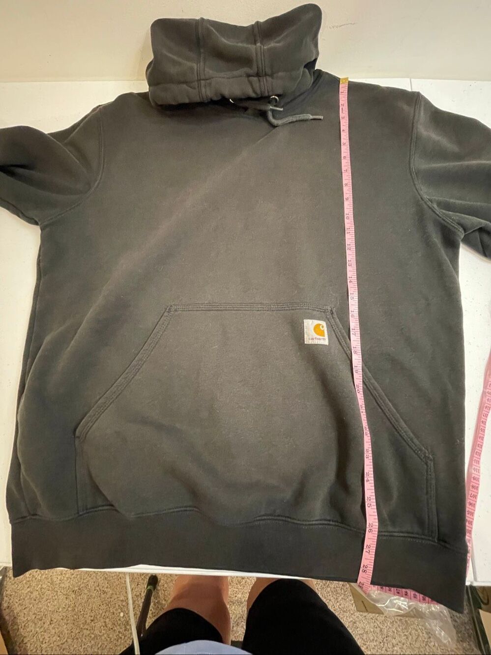 Carhartt loose fit black hoodie large - Picture 4 of 6